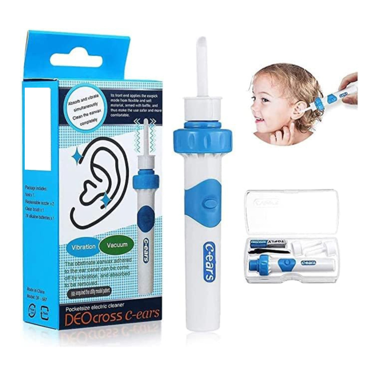 Miniatura 6 de Limpiador De Oidos Electrico Remove cera